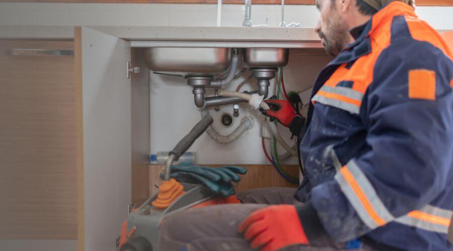 Professional slab leak plumber services in Jermyn, TX